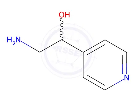 Chemical structure of 2-Amino-1-(pyridin-4-yl)ethan-1-ol