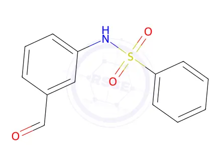 Chemical structure of N-(3-Formylphenyl)benzenesulfonamide