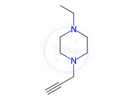 Chemical structure of Piperazine, 1-ethyl-4-(2-propyn-1-yl)-