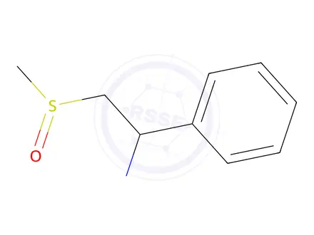 Chemical structure of 2-methanesulfinyl-1-phenylethan-1-amine