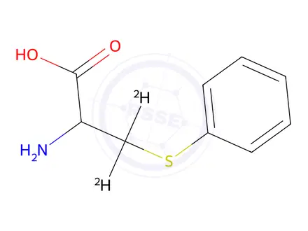 Chemical structure of S-Phenyl-DL-cysteine-3,3-d2