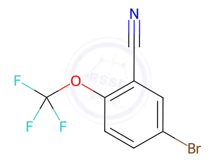 Chemical structure of 5-Bromo-2-(trifluoromethoxy)benzonitrile