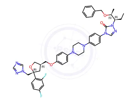 Chemical structure of Posaconazole Impurity 326