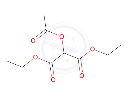 Chemical structure of Diethyl (acetyloxy)malonate