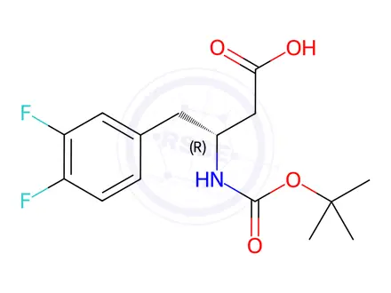 Chemical structure of Sitagliptin EP Impurity G