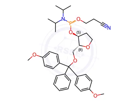 Chemical structure of Phosphoramidites Impurity 100