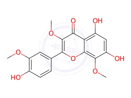 Chemical structure of Gossypetin 3,3‘,8-trimethylether
