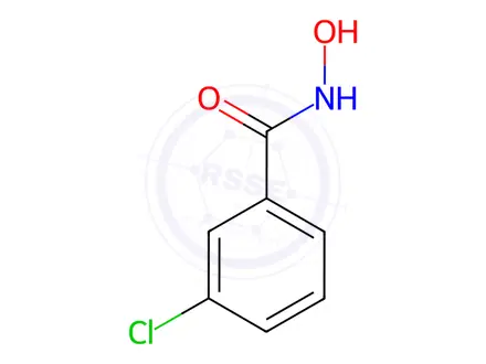 Chemical structure of Benzamide, 3-chloro-N-hydroxy-