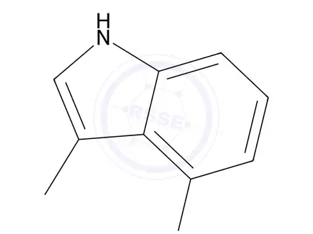 Chemical structure of 4-fluoro-3-methyl-1H-indole
