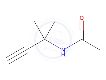 Chemical structure of n-(2-Methylbut-3-yn-2-yl)acetamide