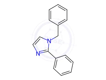 Chemical structure of 1-benzyl-2-phenyl-1H-imidazole