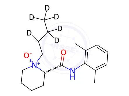 Chemical structure of Bupivacaine-d9 N-Oxide