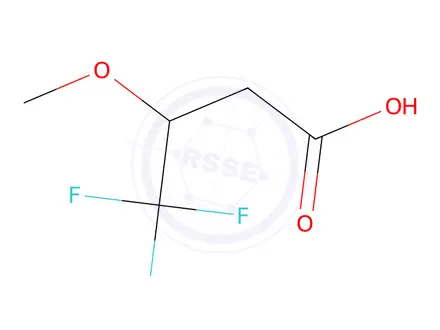 Chemical structure of 4,4,4-trifluoro-3-methoxybutanoic acid