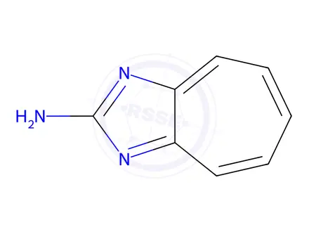 Chemical structure of Cycloheptimidazole-2-amine