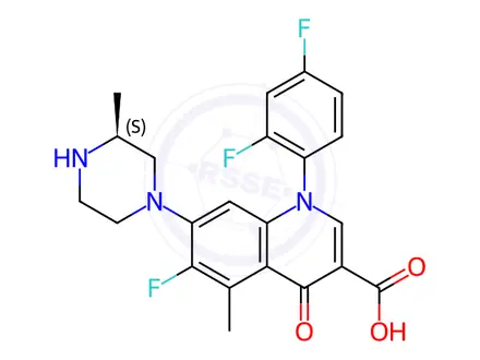 Chemical structure of Temafloxacin Impurity 21