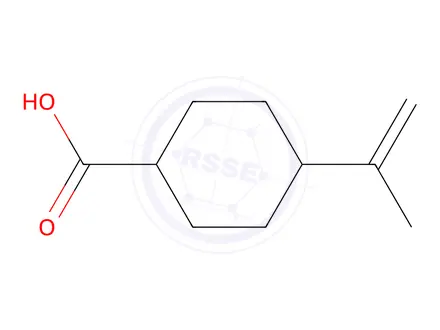 Chemical structure of 4-(Prop-1-en-2-yl)cyclohexanecarboxylic acid