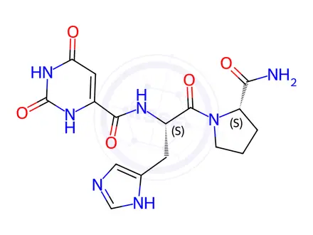 Chemical structure of Orotirelin