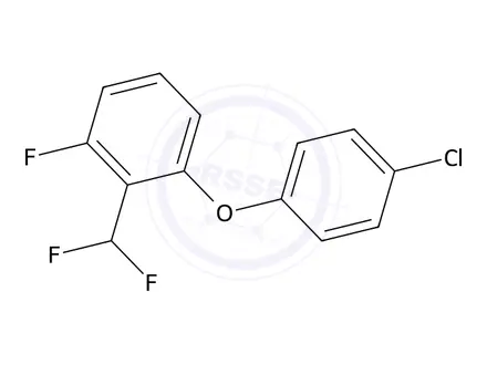 Chemical structure of 1-(4-Chlorophenoxy)-2-(difluoromethyl)-3-fluorobenzene