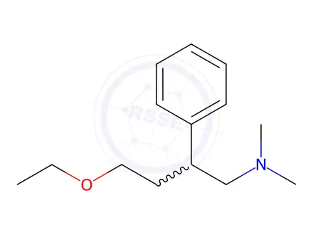Chemical structure of β-(2-Ethoxyethyl)-N,N-dimethylbenzeneethanamine