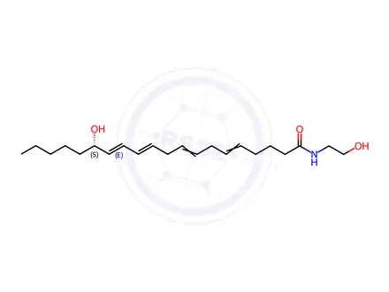Chemical structure of 15(S)-HAEA
