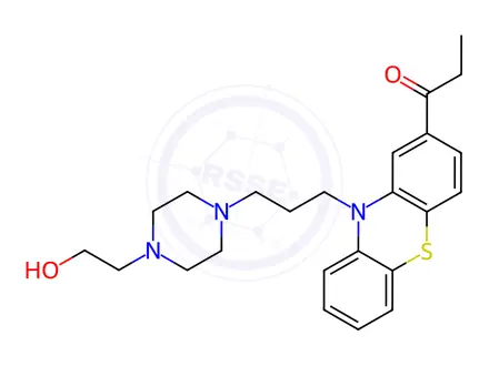 Chemical structure of Carphenazine