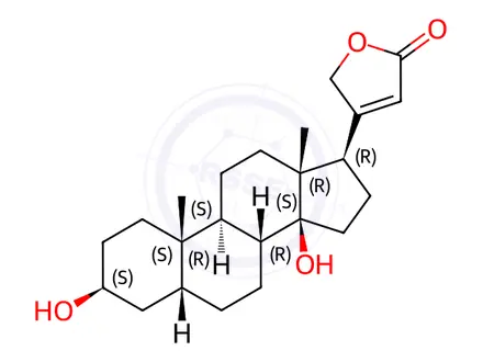 Chemical structure of Digitoxigenin