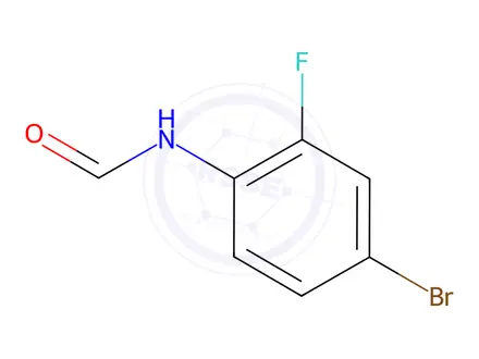 Chemical structure of N-(4-Bromo-2-fluorophenyl)formamide