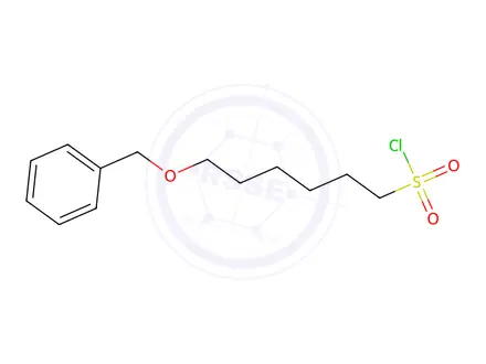 Chemical structure of 6-(Benzyloxy)hexane-1-sulfonyl chloride