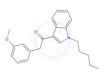 Chemical structure of JWH-302