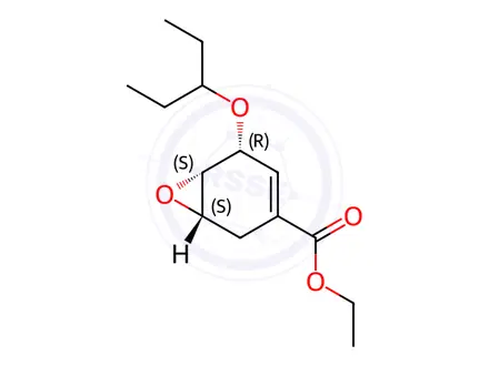 Chemical structure of Oseltamivir Impurity 17
