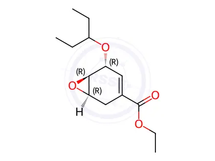 Chemical structure of Oseltamivir Phosphate Impurity 8