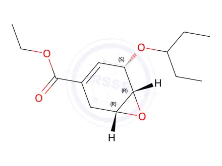 Chemical structure of Oseltamivir Impurity 32