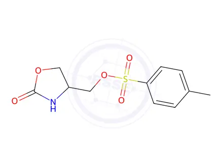 Chemical structure of (2-Oxo-1,3-oxazolidin-4-yl)methyl 4-methylbenzene-1-sulfonate
