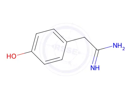 Chemical structure of 2-(4-Hydroxyphenyl)acetimidamide