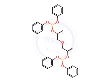 Chemical structure of TETRAPHENYL DIPROPYLENEGLYCOL DIPHOSPHITE