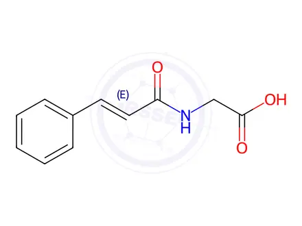 Chemical structure of N-Cinnamylglycine
