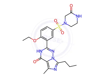 Chemical structure of Vardenafil oxopiperazine