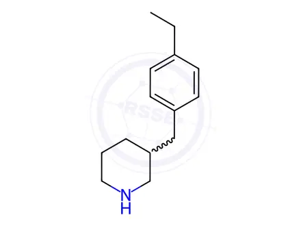 Chemical structure of 3-(4-Ethyl-benzyl)-piperidine