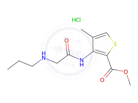 Chemical structure of Articaine EP Impurity A (HCl Salt)