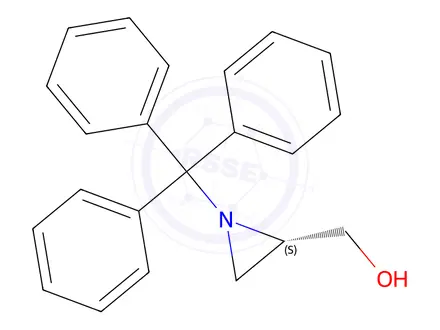 Chemical structure of (S)-(1-TRITYLAZIRIDIN-2-YL)METHANOL