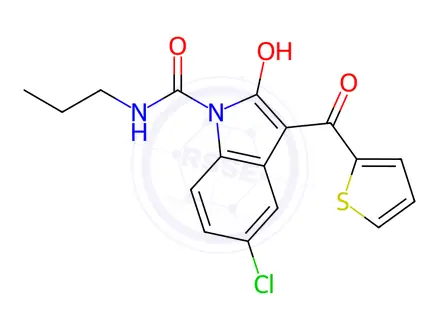 Chemical structure of Tenidap Impurity 26