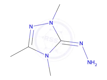 Chemical structure of 5-Hydrazono-1,3,4-trimethyl-4,5-dihydro-1H-1,2,4-triazole