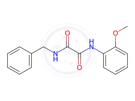 Chemical structure of N-benzyl-N'-(2-methoxyphenyl)oxamide
