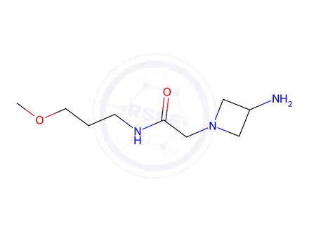 Chemical structure of 2-(3-aminoazetidin-1-yl)-n-(3-methoxypropyl)acetamide
