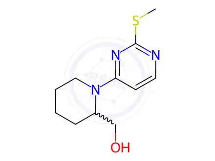 Chemical structure of (1-(2-(Methylthio)pyrimidin-4-yl)piperidin-2-yl)methanol