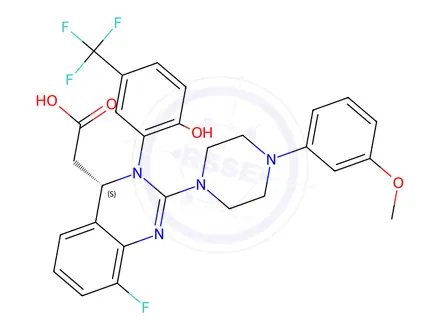 Chemical structure of Letermovir Impurity 26