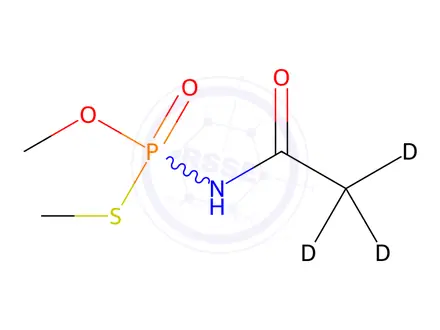Chemical structure of Acephate D3 (acetyl D3)