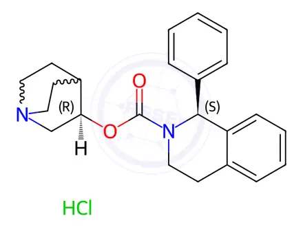 Chemical structure of Solifenacin Hydrochloride