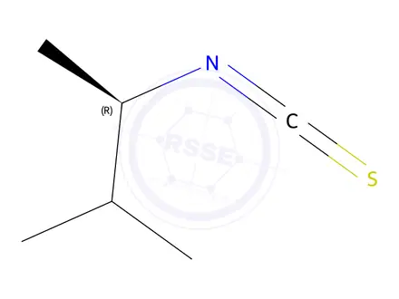 Chemical structure of (R)-(-)-3-Methyl-2-butyl isothiocyanate