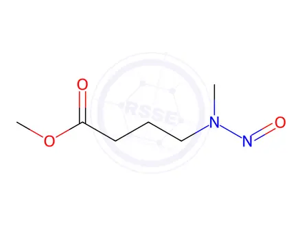 Chemical structure of N-Nitroso-N-methyl-4-aminobutyric Acid Methyl Ester